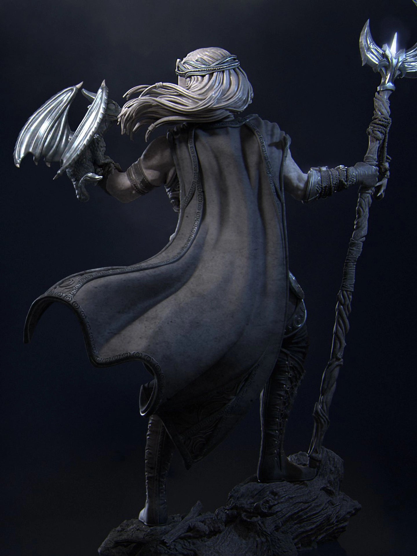Orion Druid of The Moon Miniature Resin Model Kit | by Nerikson