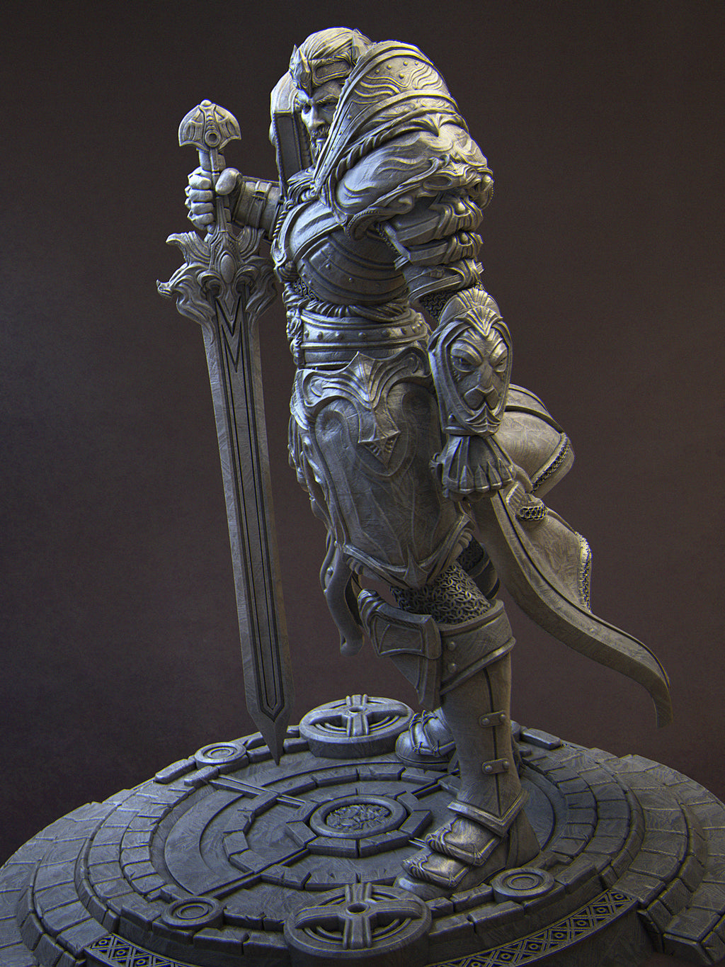 Itrek, Paladin of Dawn Miniature Resin Model Kit | by Nerikson