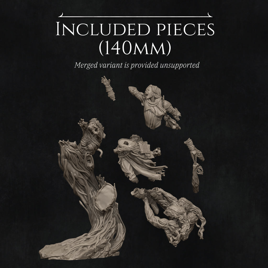 Torment of Faith Diorama Miniature Resin Model Kit | by Nerikson