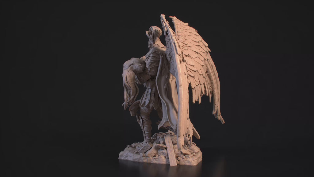 Ishim the Fallen Miniature Resin Model Kit | by Nerikson