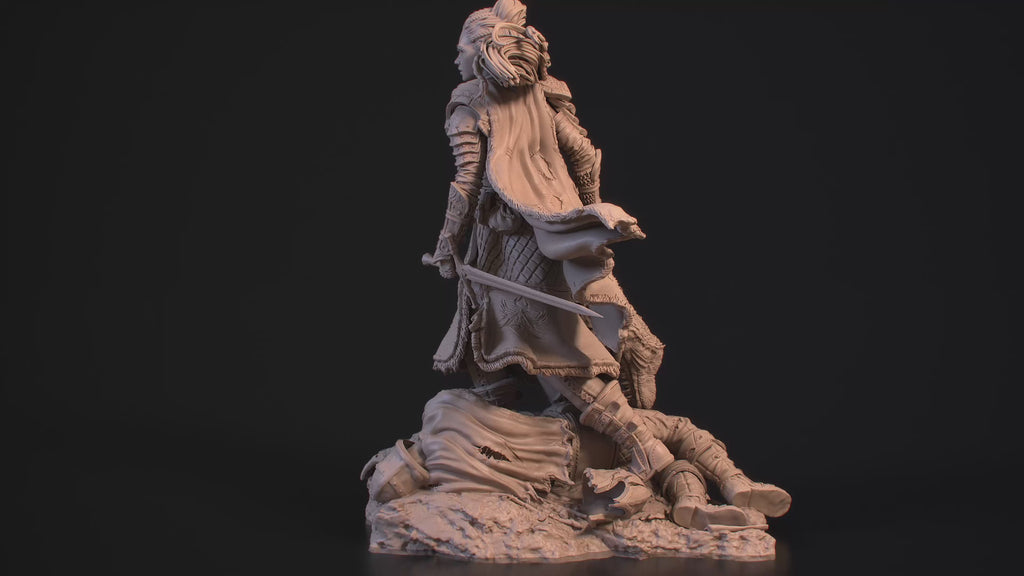 Kalia the Monster Hunter Miniature Resin Model Kit | by Nerikson