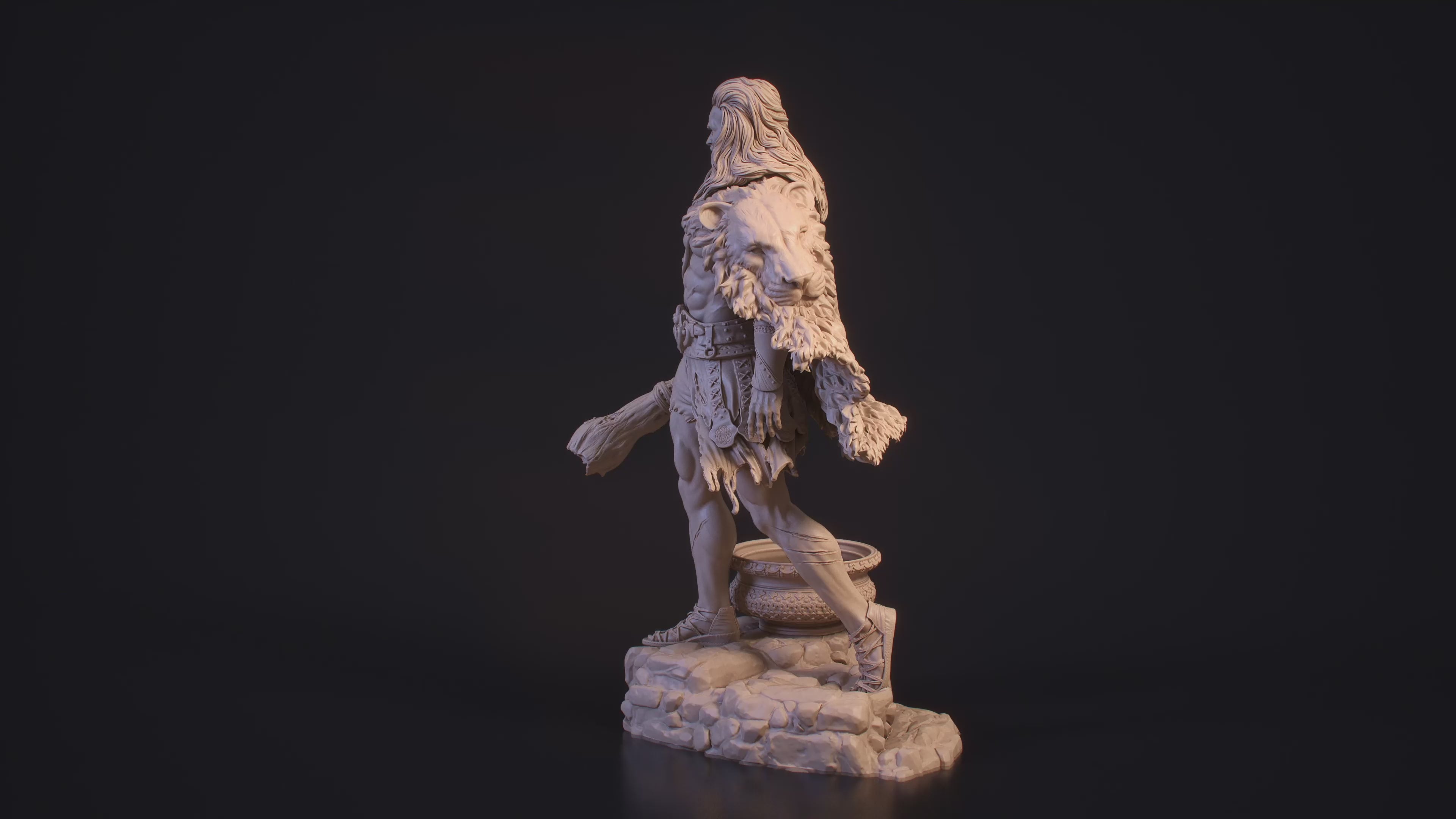 Heracles Standalone Variant Miniature Resin Model Kit | by Nerikson