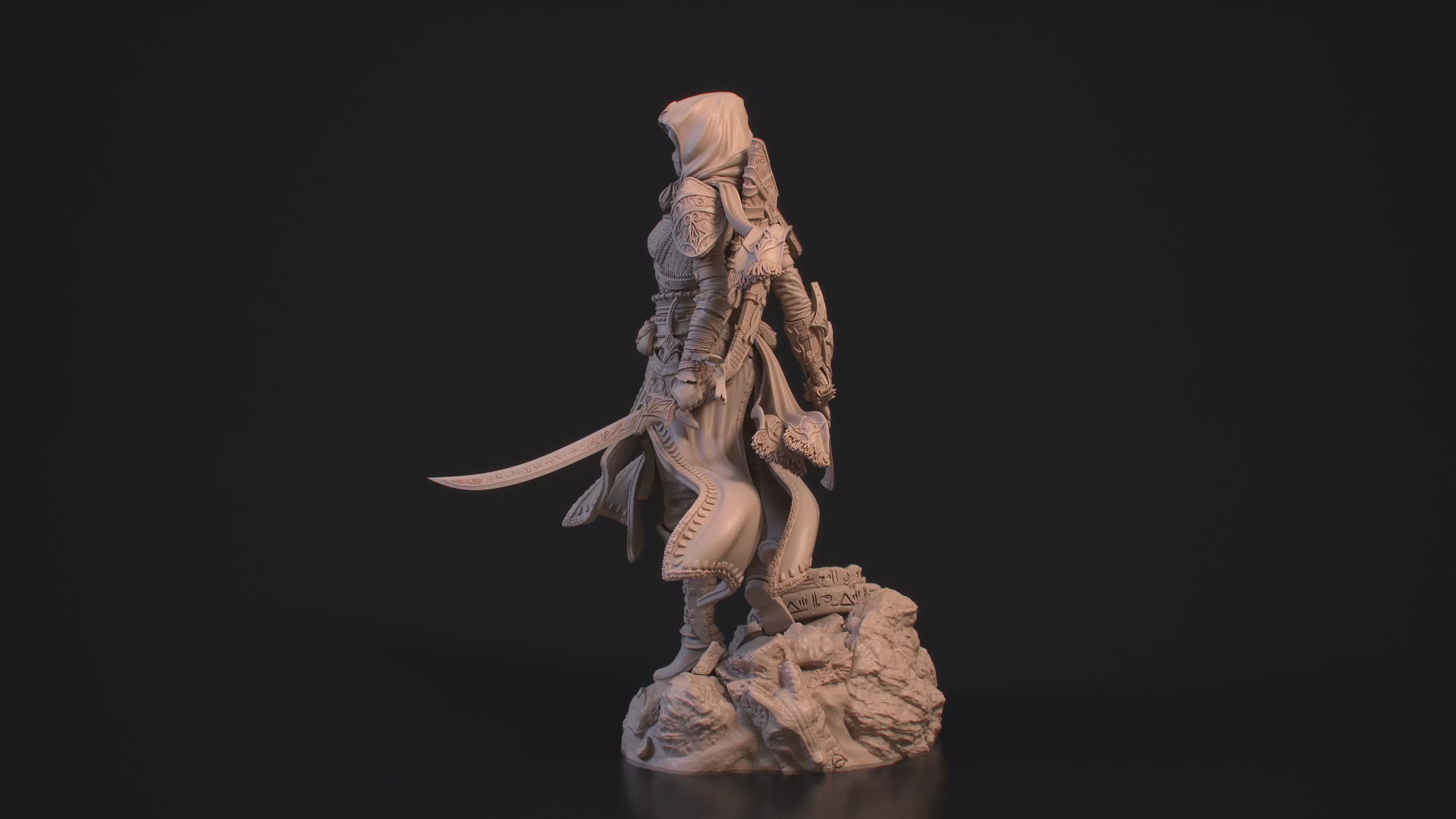 Artemisia the Unseen Blade Miniature Resin Model Kit | by Nerikson