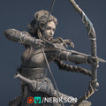 Saelihn the Forest Archer Miniature Resin Model Kit | by Nerikson